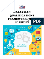 Malaysian Qualifications Framework MQF 2nd Edition