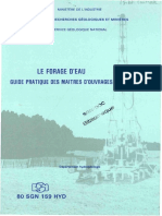 BRGM Le Forage D Eau Guide Pratique Des Maitres D Ouvrages 1977