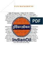 Company Background: Indian Oil Corporation, or Indian Oil, (BSE: 530965) Is