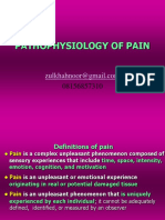 Pathophysiology of Pain