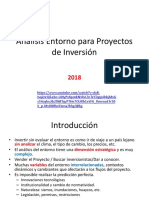 Análisis Entorno para Proyectos de Inversión 2018