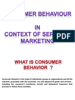 Consumer Behaviour in Services