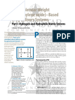 High Molecular Weight Poly (Ethylene Oxide) - Based Drug Delivery Systems