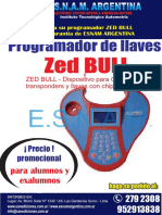 Programador Llaves Zed Bull