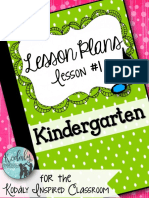 ElementaryMusicLessonPlanKindergartenMusicLessonPlanDay1 PDF