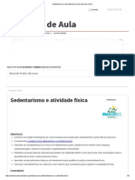 Sedentarismo e Atividade Física - Nova Escola Clube