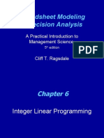 Spreadsheet Modeling & Decision Analysis: A Practical Introduction To Management Science