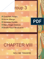 Group 3: Gretchen Amaro Armie Miergo Vanessa Diolata Mary Angel Destora Bristle Kaye Mirabueno