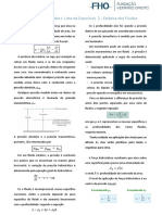 MecFlu I - Lista 2 - Estatica Dos Fluidos