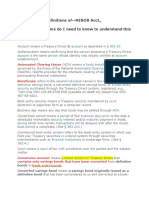 31 CFR 363-Definitions For TDA Acct - Minor Acct, Delinking Acct., GAIN CONTROL