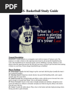 LAHS-Basketball Study Guide: General Description