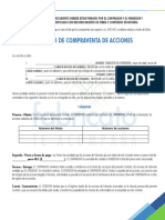 Formato Contrato de Compraventa de Acciones