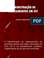 Medicações em UTI