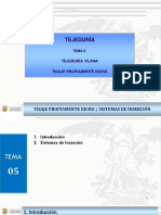 Tema 05 Tejido Plano - Tisaje y Mecanismos de Insercion