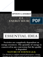 c.1 Energy Sources