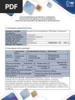 Protocolo de La Práctica de Laboratorio de Bioquímica