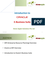 Introduction To: E-Business Suite