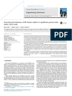 Assessing The Behaviour of RC Beams Subject To Significant Gravity Loads