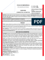 Ficha de Emergencia Gasolina