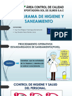 Higiene y Saneamiento