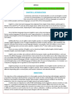 Topic: Learning Preposition Through Total Physical Response: Chapter 1: Introduction