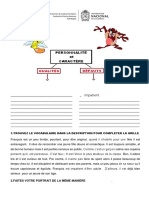 Un Portrait La Personnalite Comprehension Orale Feuille Dexercices Liste de Vo 15937