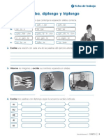 2018 Com5p U1 Ficha Ortografia La Silaba Diptongo y Triptongo