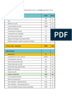 Planilha NR 35 Calculo de Linha de Vida