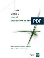 Lectura 1 - Liquidación de Sueldos PDF