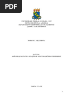 Análise Qualitativa de Açúcar Redutor (Método de Fehling)