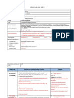 Reading Lesson Plan