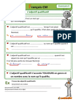 Grammaire 08 L Adjectif Qualificatif