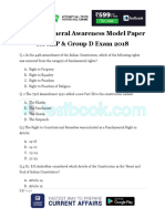 Railway General Awareness Model Paper For ALP & Group D Exam 2018