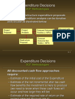 Expenditure Decisions: DCF Methodologies