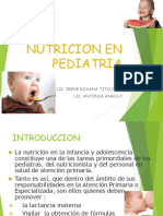 Nutricion en Pediatria