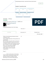 Marketing Management Chapter 1 Practice Test: Sign in