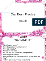 Clase 10 Oral Exam Practice