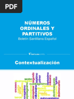 Numeros Ordinales y Partitivos