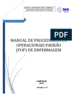 Manual Procedimentos Operacionais Padrao POP Enfermagem 2016 PDF