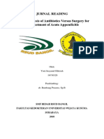 Jurnal Reading A Meta-Analysis of Antibiotics Versus Surgery For The Treatment of Acute Appendicitis