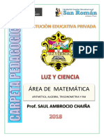 Carpeta Pedagogica 2018