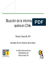 Situación de La Información de Suelos en Chile.