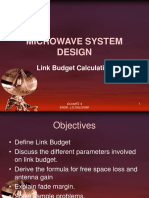 Microwave System Design: Link Budget Calculation