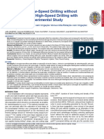 Osteotomy at Low-Speed Drilling Without Irrigation Versus High-Speed Drilling With Irrigation: An Experimental Study