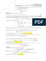 Corrección Primer Parcial de Cálculo III, Lunes 16 de Abril (Tarde) de 2018