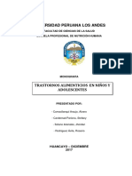 Monografia Trastornos Alimenticios en Niños y Adolescentes