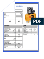 Compresor Katto 10HP Con Estanque 500 LTS, 380V