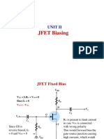 JFET Biasing: Unit Ii