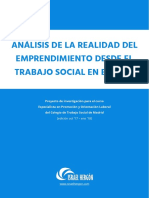 Israel Hergon - Análisis de La Realidad Del Emprendimiento Desde El Trabajo Social en España