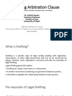 Drafting Arbitration Clause 6th